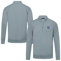 Tampa Bay Lightning Levelwear Upright Tri-Blend Quarter-Zip Pullover - Gray - NHL
