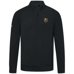 Vegas Golden Knights Levelwear Upright Tri-Blend Quarter-Zip Pullover - Black - NHL