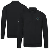 San Jose Sharks Levelwear Upright Tri-Blend Quarter-Zip Pullover - Black - NHL