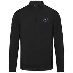 Washington Capitals Levelwear Upright Tri-Blend Quarter-Zip Pullover - Black - NHL