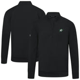 Dallas Stars Levelwear Upright Tri-Blend Quarter-Zip Pullover - Black - NHL