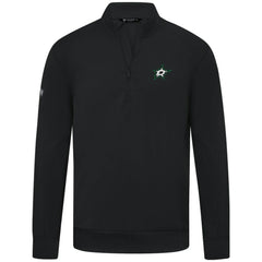 Dallas Stars Levelwear Upright Tri-Blend Quarter-Zip Pullover - Black - NHL