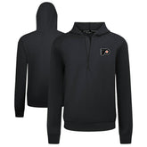Philadelphia Flyers Levelwear Technic Quarter-Zip Pullover Hoodie - Black - NHL