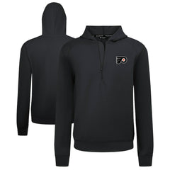 Philadelphia Flyers Levelwear Technic Quarter-Zip Pullover Hoodie - Black - NHL