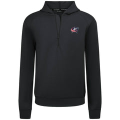 Columbus Blue Jackets Levelwear Technic Quarter-Zip Pullover Hoodie - Black - NHL
