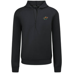 Minnesota Wild Levelwear Technic Quarter-Zip Pullover Hoodie - Black - NHL