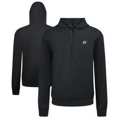 Dallas Stars Levelwear Technic Quarter-Zip Pullover Hoodie - Black - NHL