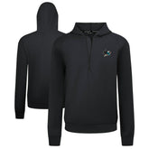 San Jose Sharks Levelwear Technic Quarter-Zip Pullover Hoodie - Black - NHL