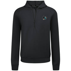 San Jose Sharks Levelwear Technic Quarter-Zip Pullover Hoodie - Black - NHL