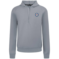 Winnipeg Jets Levelwear Technic Quarter-Zip Pullover Hoodie - Gray - NHL