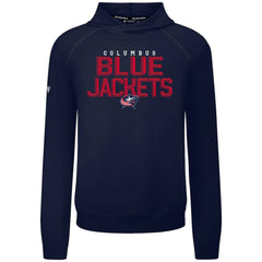 Columbus Blue Jackets Levelwear Mandate Carve Tri-Blend Pullover Hoodie - Navy - NHL