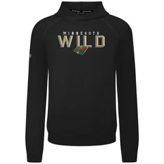 Minnesota Wild Levelwear Mandate Carve Tri-Blend Pullover Hoodie - Black - NHL