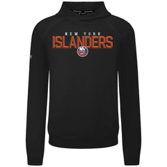 New York Islanders Levelwear Mandate Carve Tri-Blend Pullover Hoodie - Black - NHL