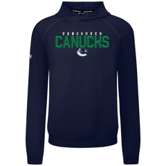 Vancouver Canucks Levelwear Mandate Carve Tri-Blend Pullover Hoodie - Blue - NHL