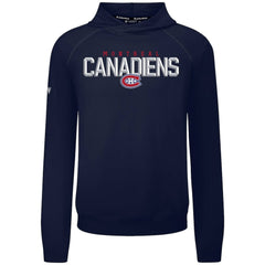 Montreal Canadiens Levelwear Mandate Carve Tri-Blend Pullover Hoodie - Navy - NHL