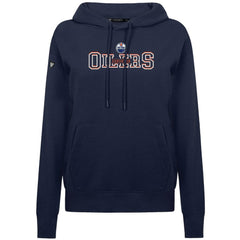 Edmonton Oilers Levelwear Women's Adorn Journey Pullover Hoodie - Navy - NHL