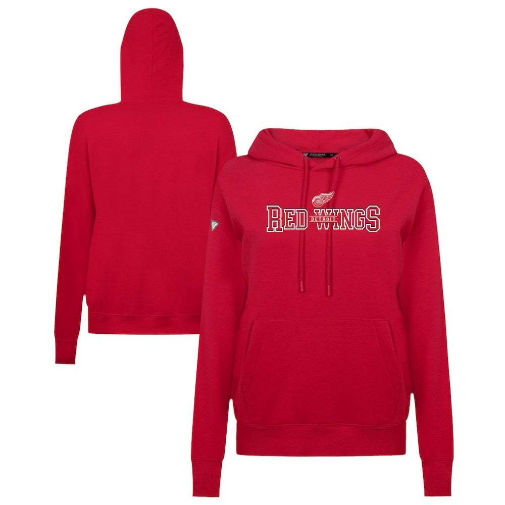 Detroit Red Wings Levelwear Women's Adorn Journey Pullover Hoodie - Red - NHL