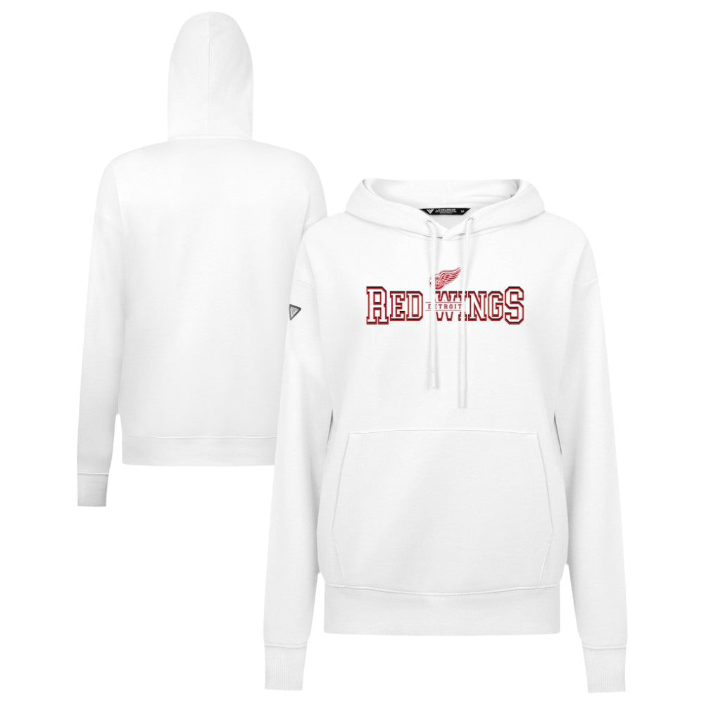 Detroit Red Wings Levelwear Women's Adorn Journey Pullover Hoodie - White - NHL