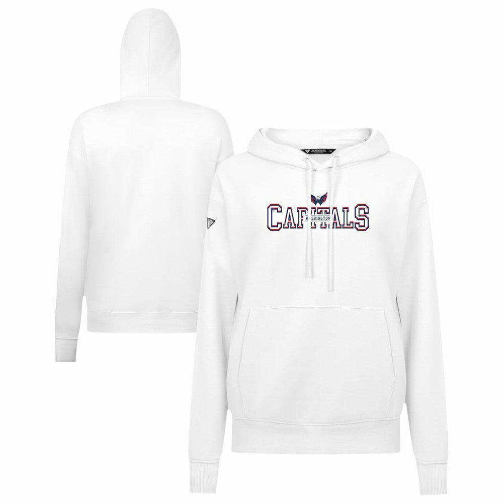 Washington Capitals Levelwear Women's Adorn Journey Pullover Hoodie - White - NHL
