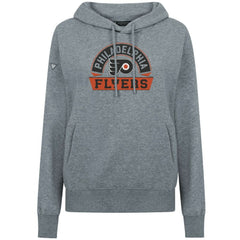 Philadelphia Flyers Levelwear Women's Adorn Banner Arch Pullover Hoodie - Gray - NHL