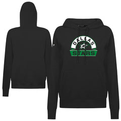 Dallas Stars Levelwear Women's Adorn Banner Arch Pullover Hoodie - Black - NHL