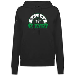 Dallas Stars Levelwear Women's Adorn Banner Arch Pullover Hoodie - Black - NHL