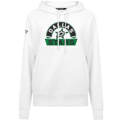 Dallas Stars Levelwear Women's Adorn Banner Arch Pullover Hoodie - White - NHL