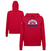 Montreal Canadiens Levelwear Women's Adorn Banner Arch Pullover Hoodie - Red - NHL
