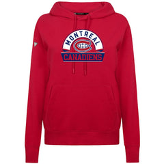 Montreal Canadiens Levelwear Women's Adorn Banner Arch Pullover Hoodie - Red - NHL