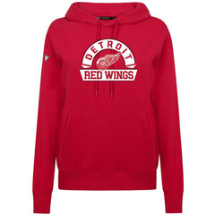 Detroit Red Wings Levelwear Women's Adorn Banner Arch Pullover Hoodie - Red - NHL