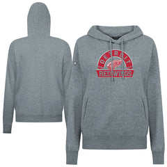 Detroit Red Wings Levelwear Women's Adorn Banner Arch Pullover Hoodie - Gray - NHL