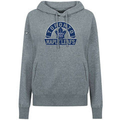 Toronto Maple Leafs Levelwear Women's Adorn Banner Arch Pullover Hoodie - Gray - NHL