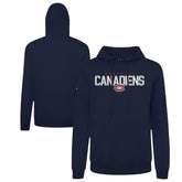 Montreal Canadiens Levelwear Podium Carve Pullover Hoodie - Navy - NHL