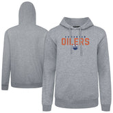 Edmonton Oilers Levelwear Podium Carve Pullover Hoodie - Gray - NHL