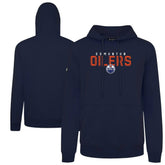 Edmonton Oilers Levelwear Podium Carve Pullover Hoodie - Navy - NHL