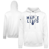 Toronto Maple Leafs Levelwear Podium Carve Pullover Hoodie - White - NHL