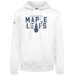 Toronto Maple Leafs Levelwear Podium Carve Pullover Hoodie - White - NHL