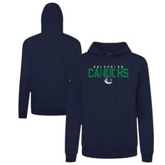 Vancouver Canucks Levelwear Podium Carve Pullover Hoodie - Navy - NHL