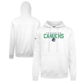 Vancouver Canucks Levelwear Podium Carve Pullover Hoodie - White - NHL