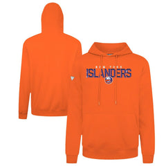 New York Islanders Levelwear Podium Carve Pullover Hoodie - Orange - NHL