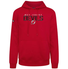 New Jersey Devils Levelwear Podium Carve Pullover Hoodie - Red - NHL