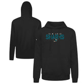 San Jose Sharks Levelwear Podium Carve Pullover Hoodie - Black - NHL