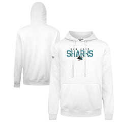 San Jose Sharks Levelwear Podium Carve Pullover Hoodie - White - NHL