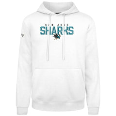 San Jose Sharks Levelwear Podium Carve Pullover Hoodie - White - NHL