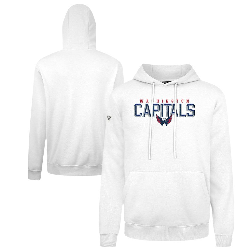 Washington Capitals Levelwear Podium Carve Pullover Hoodie - White - NHL