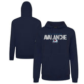 Colorado Avalanche Levelwear Podium Carve Pullover Hoodie - Navy - NHL