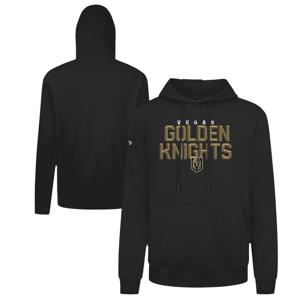 Vegas Golden Knights Levelwear Podium Carve Pullover Hoodie - Black - NHL