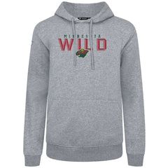 Minnesota Wild Levelwear Podium Carve Pullover Hoodie - Gray - NHL