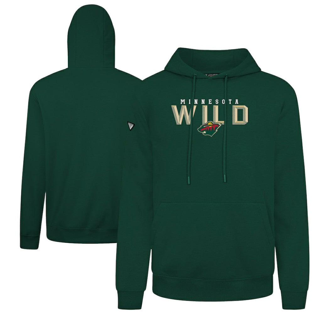 Minnesota Wild Levelwear Podium Carve Pullover Hoodie - Green - NHL