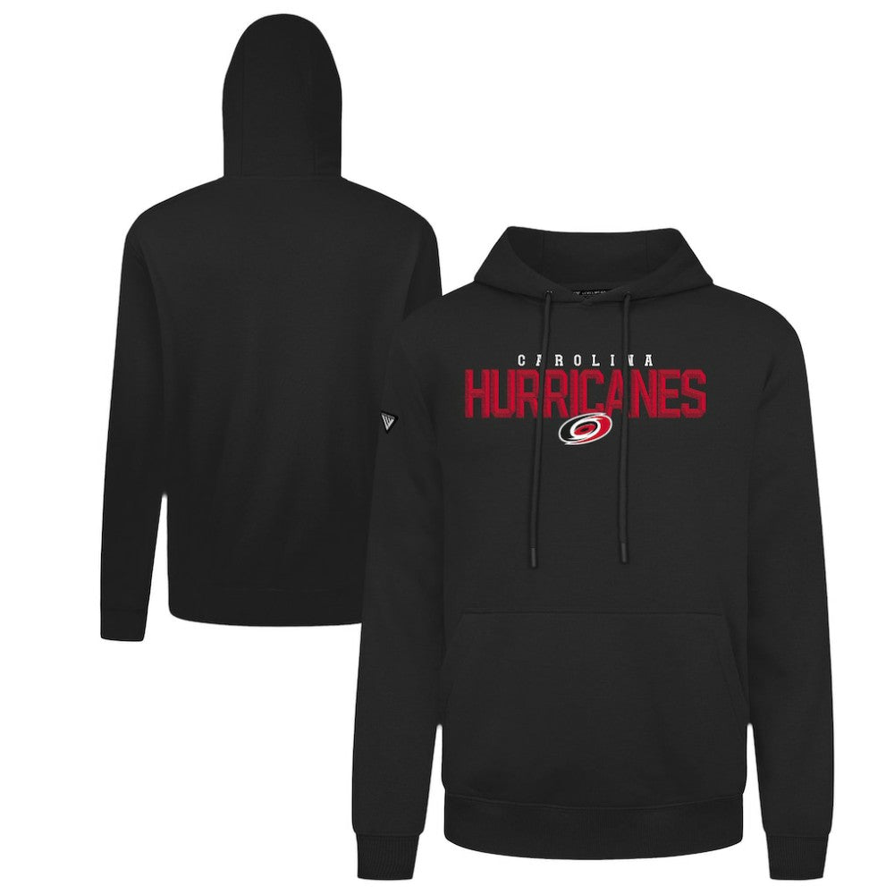 Carolina Hurricanes Levelwear Podium Carve Pullover Hoodie - Black - NHL